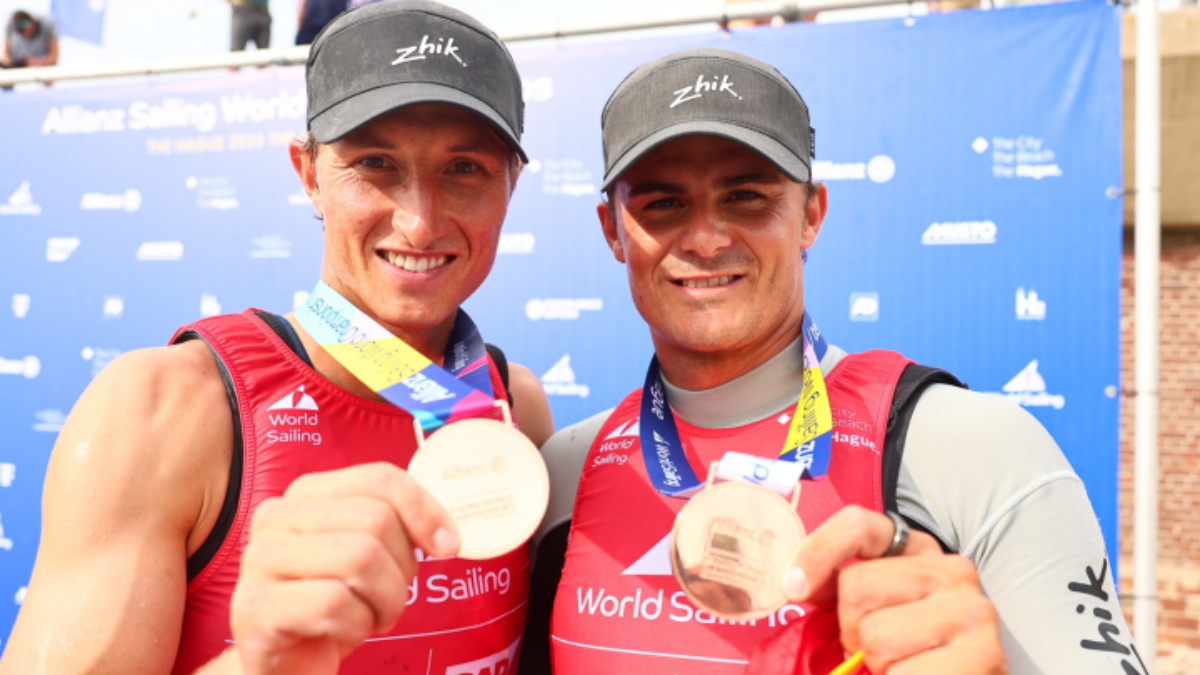 Los españoles Botín y Trittel logran la medalla de bronce en 49ers en el mundial de La Haya