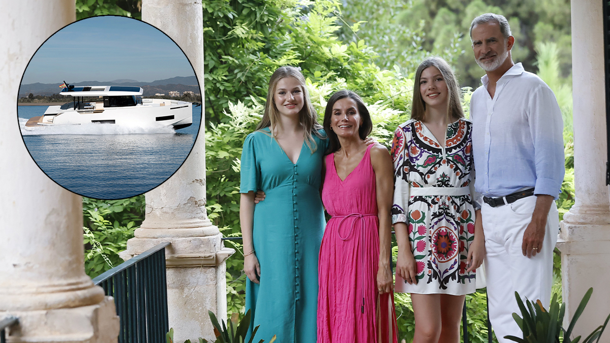 Así es el yate de De Antonio Yachts que han alquilado los reyes Felipe y Letizia y sus hijas para disfrutar de Mallorca