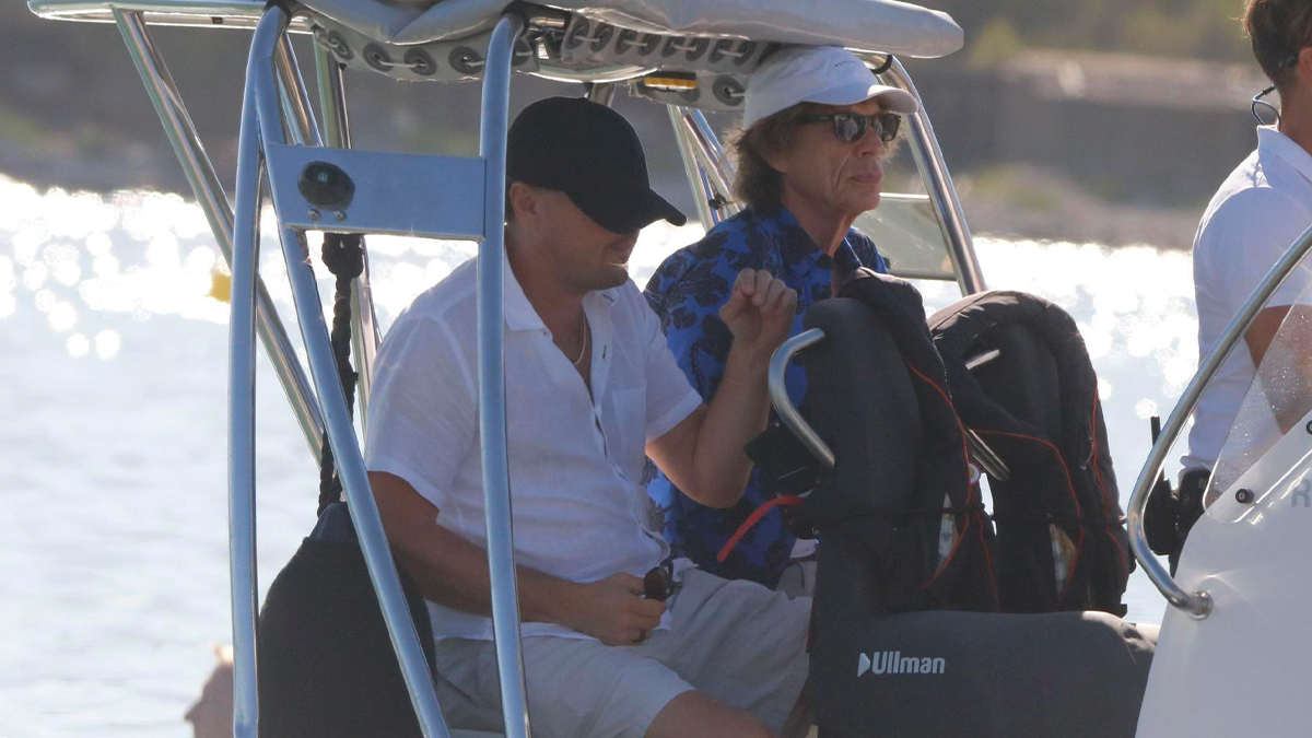 Mick Jagger y DiCaprio, de vacaciones a bordo de un yate en Ibiza