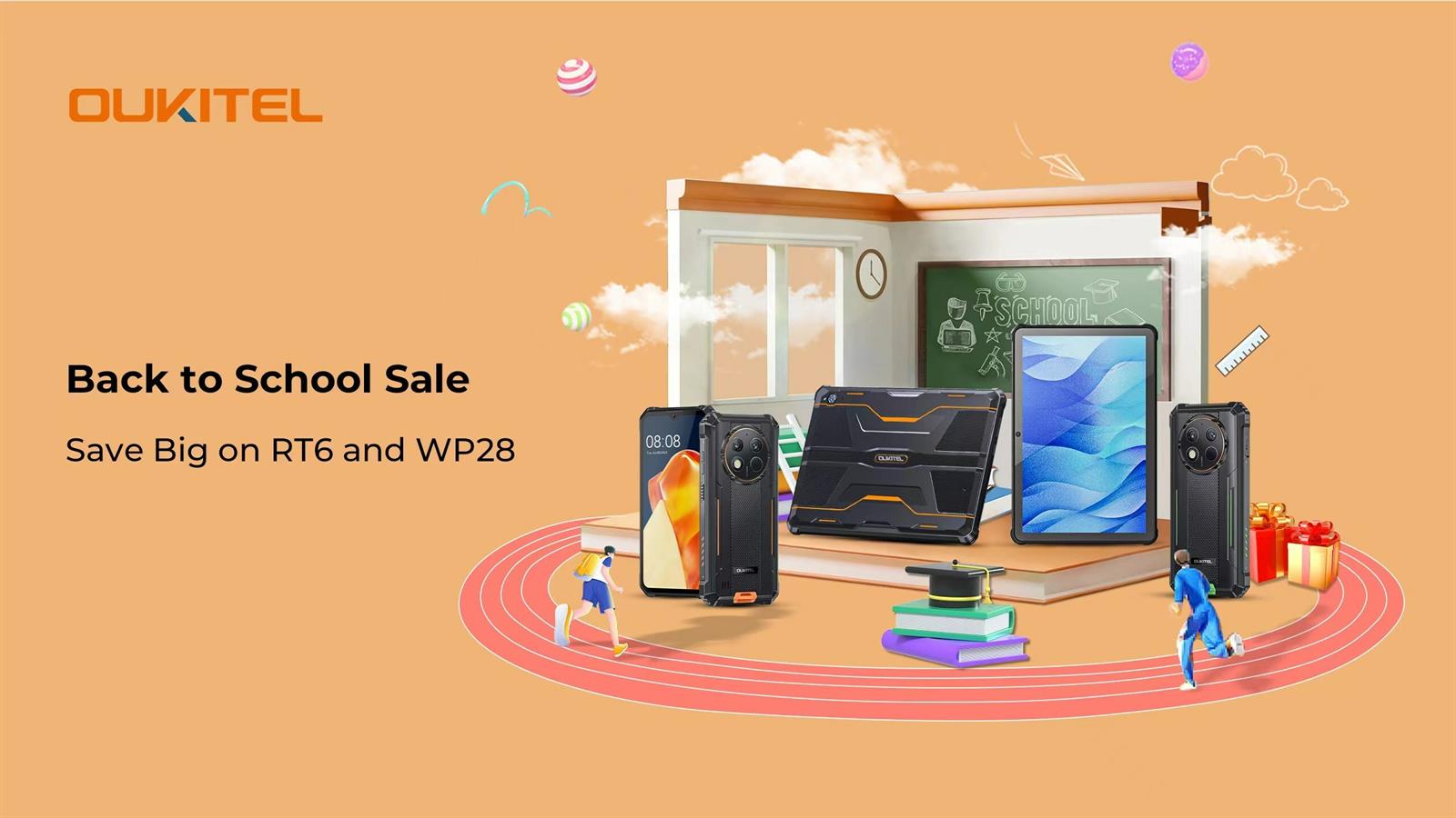 La Vuelta al Cole de OUKITEL ya está disponible, ahorre en la tablet RT6 y el teléfono inteligente WP28