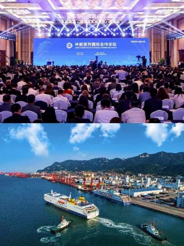 Jiangsu Lianyungang del este de China celebra el Foro de Cooperación Ferroviaria Express China-Europa