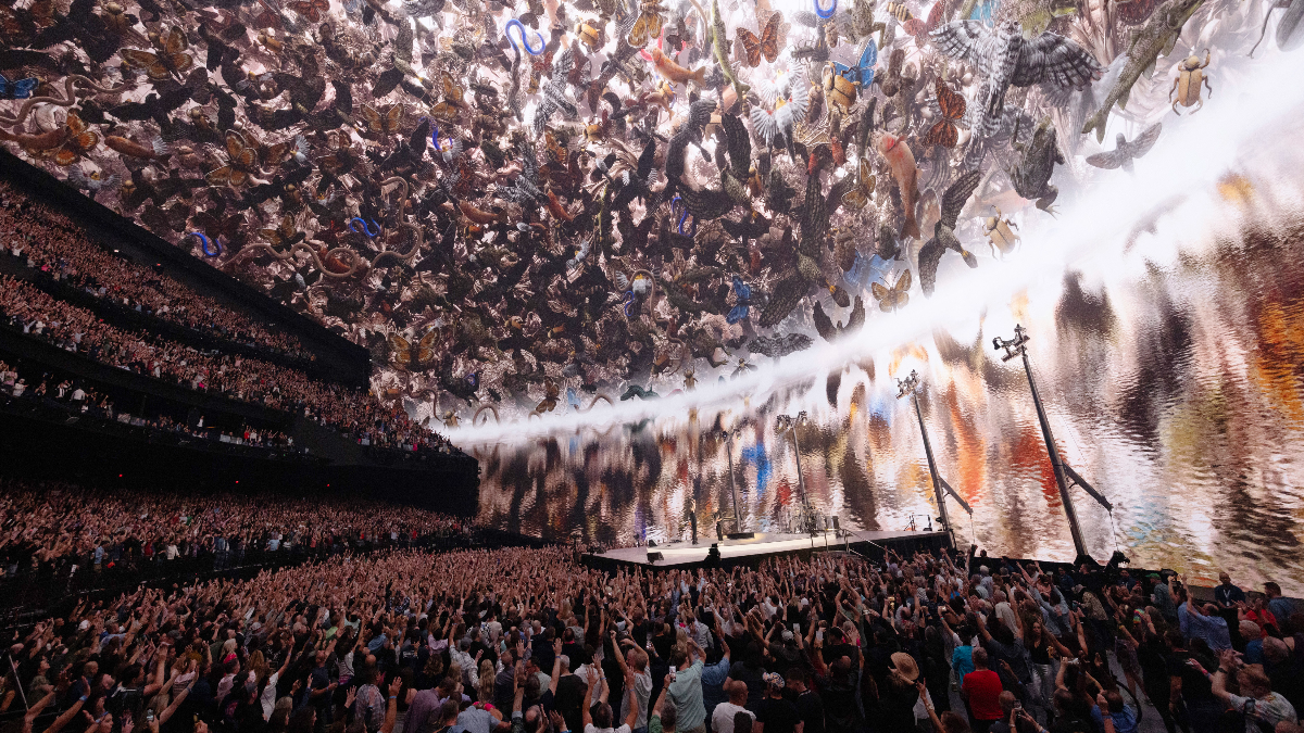 Así es The Sphere: la pantalla esférica más grande del mundo que  U2 inauguró con un concierto este sábado