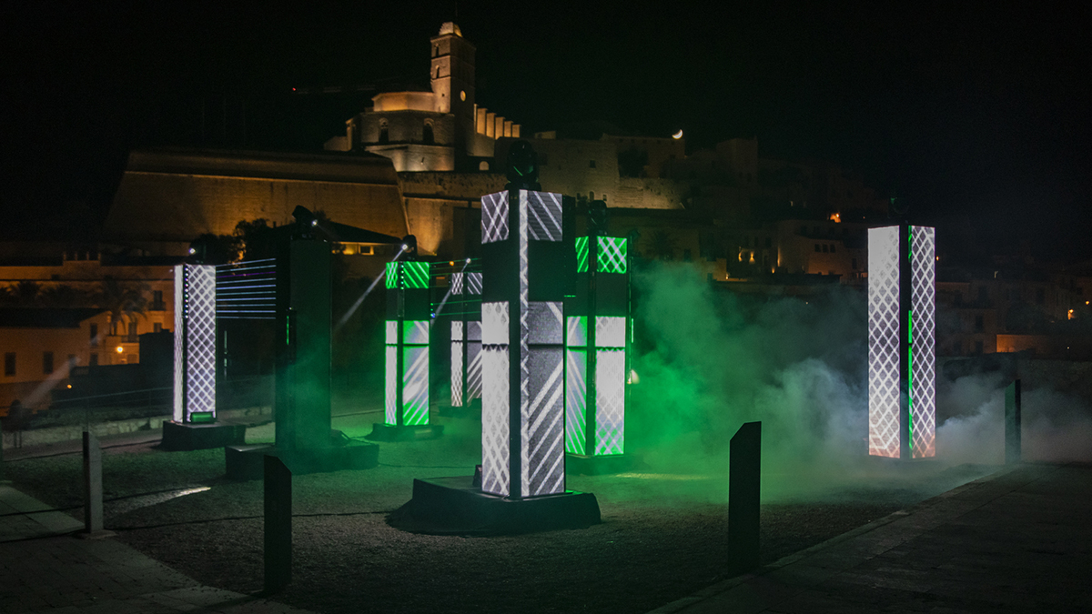 Dalt Vila acoge el Ibiza Light Festival 2023 que se celebra el tercer fin de semana de octubre