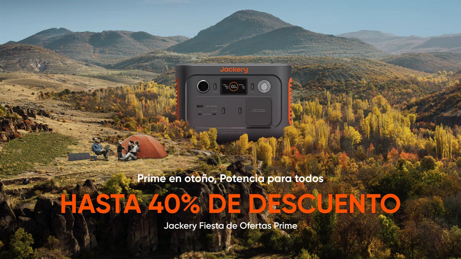 Jackery ofrece en los Amazon Prime Deal Days hasta un 45 % de descuento