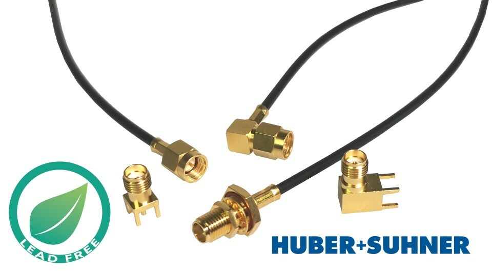 HUBER+SUHNER presenta conectores SMA de radiofrecuencia sin plomo