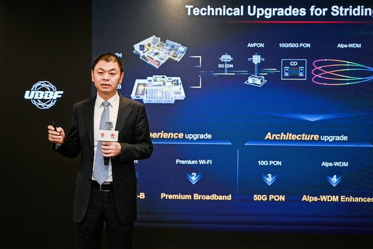 Huawei lanza seis actualizaciones técnicas de F5.5G