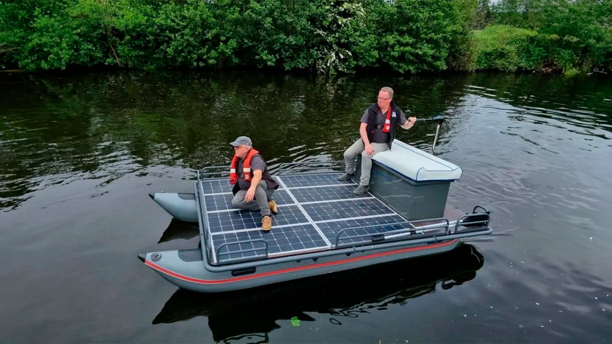 Gridbeater Amphibian, el barco de 12.000 euros que nunca se queda sin combustible