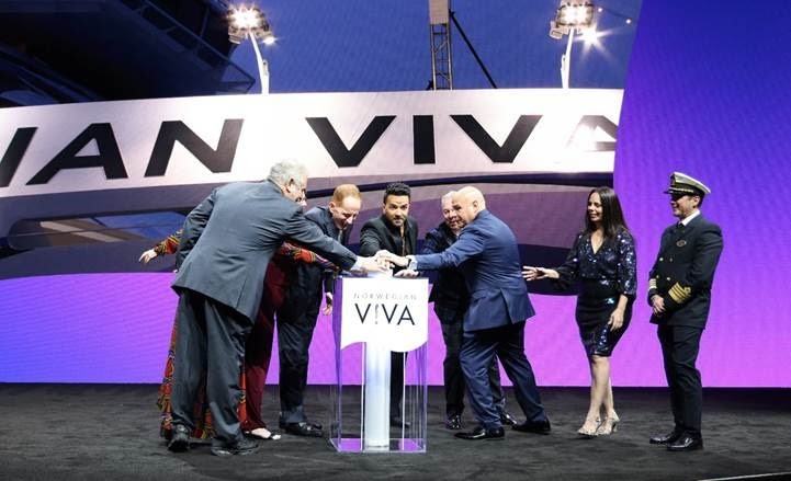 Norwegian Cruise Line bautiza el nuevo Norwegian Viva en Miami