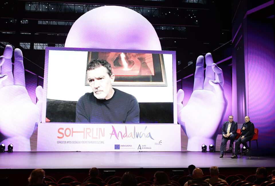 Antonio Banderas y Domingo Merlín presentan el proyecto Espacio Sohrlin Andalucía