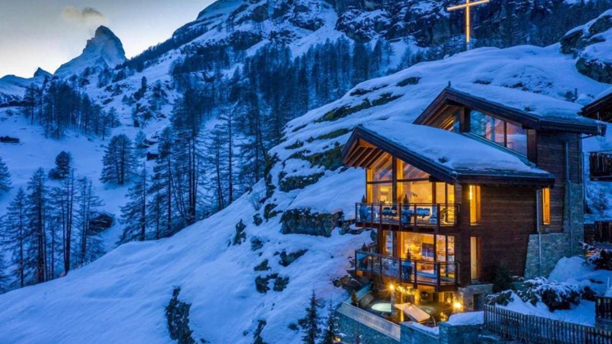 Estos son los 3 mejores chalets de esquí europeos para multimillonarios
