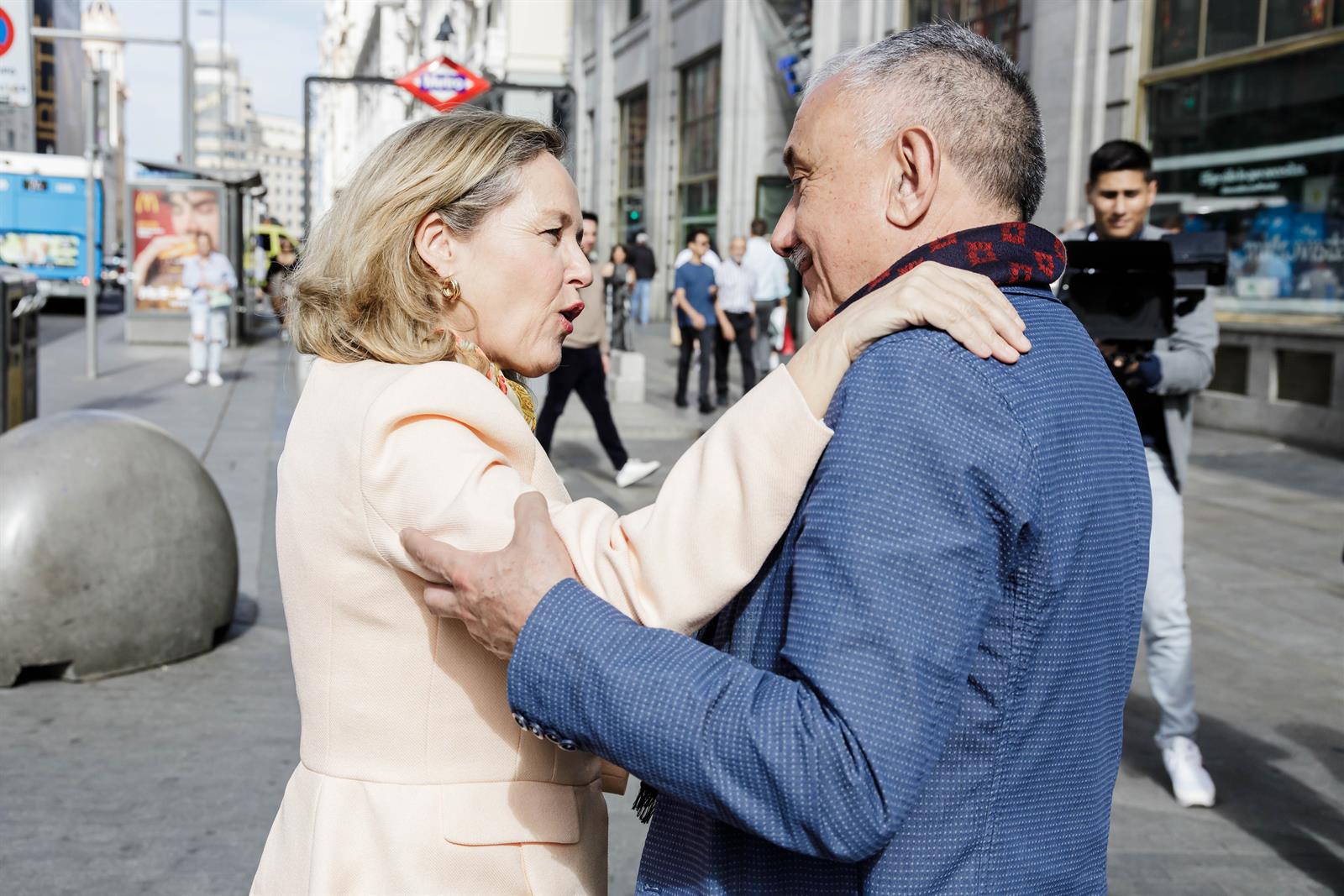 Álvarez (UGT) cree que no será fácil sustituir a Calviño tras el BEI: «Ha hecho un trabajo extraordinario»