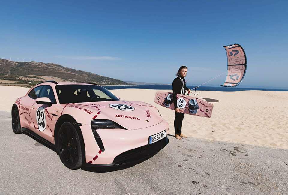 El primer Porsche que vuela sobre el mar