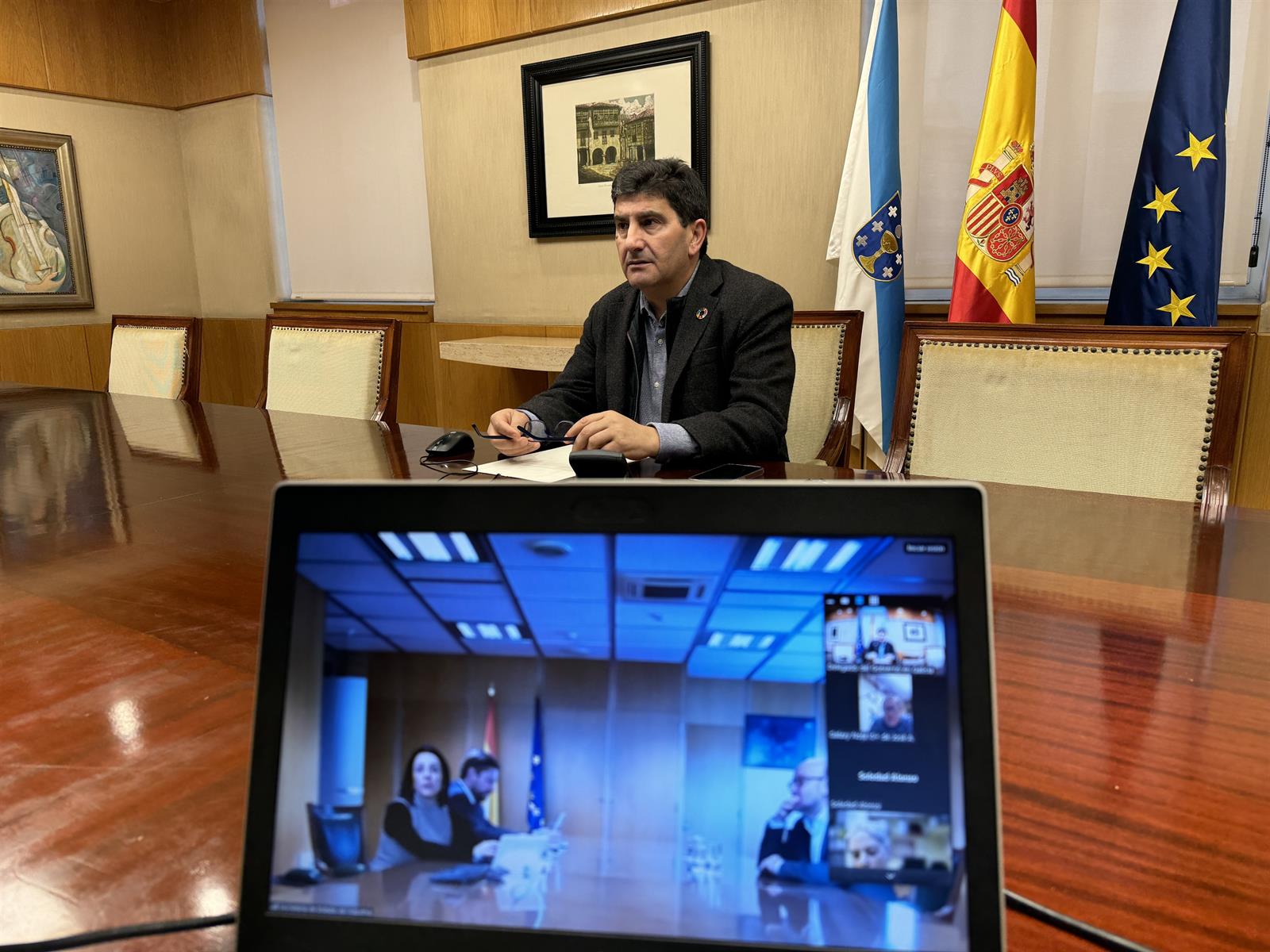 Industria traslada al comité de Alcoa San Cibrao su «compromiso» y convoca el viernes la mesa de seguimiento
