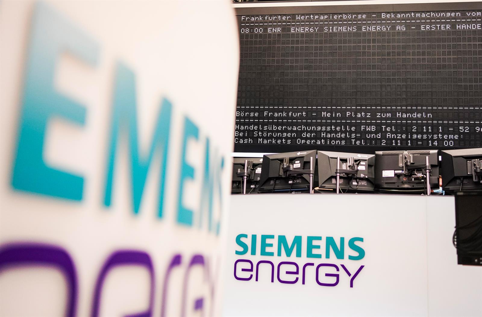 Siemens Energy espera ganar 1.878 millones de euros en su primer trimestre y confirma previsiones anuales