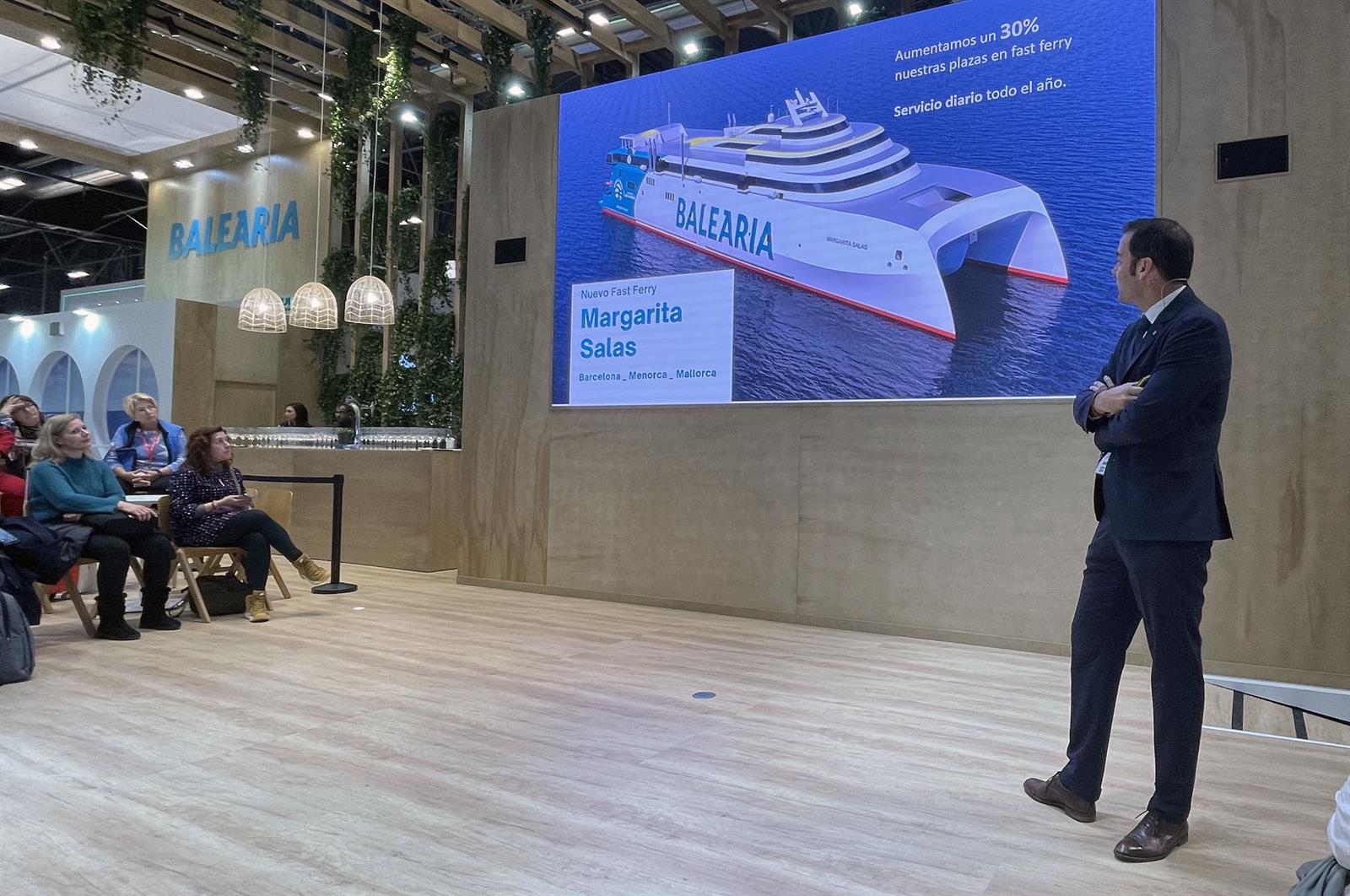 Baleària pone en valor la ecoeficiencia de su flota y sus servicios ante las agencias de viajes