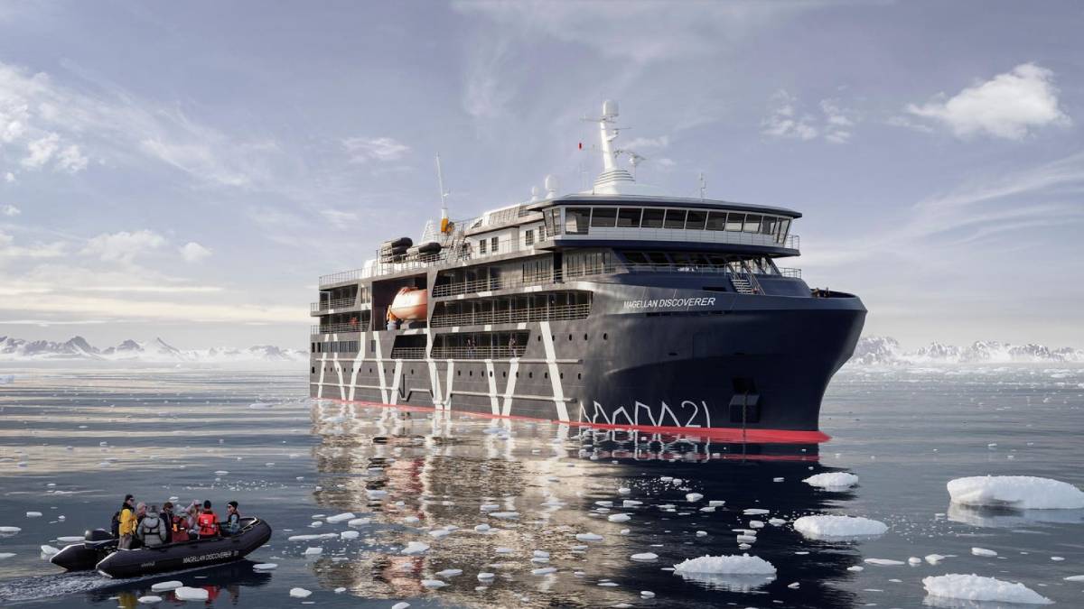 Antártica21 presenta su barco más nuevo, el ‘Magallan Discoverer’