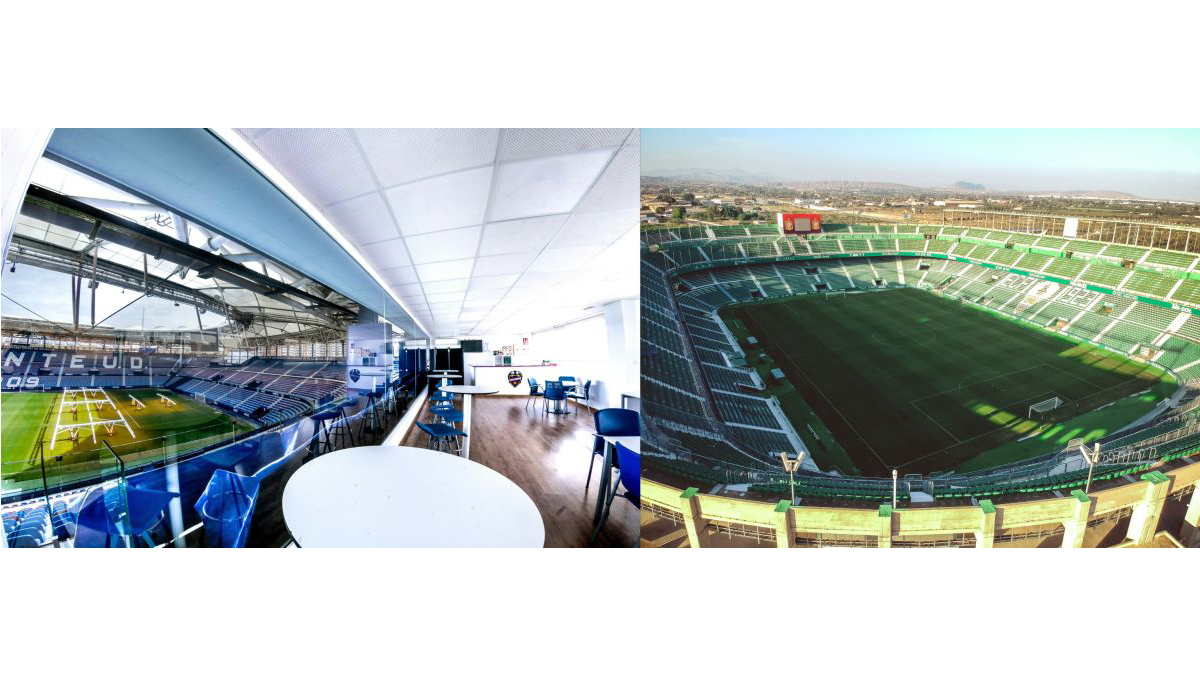 Elche CF y Levante UD utilizan los fondos CVC para modernizar los clubes y mejorar infraestructuras para la experiencia del fan