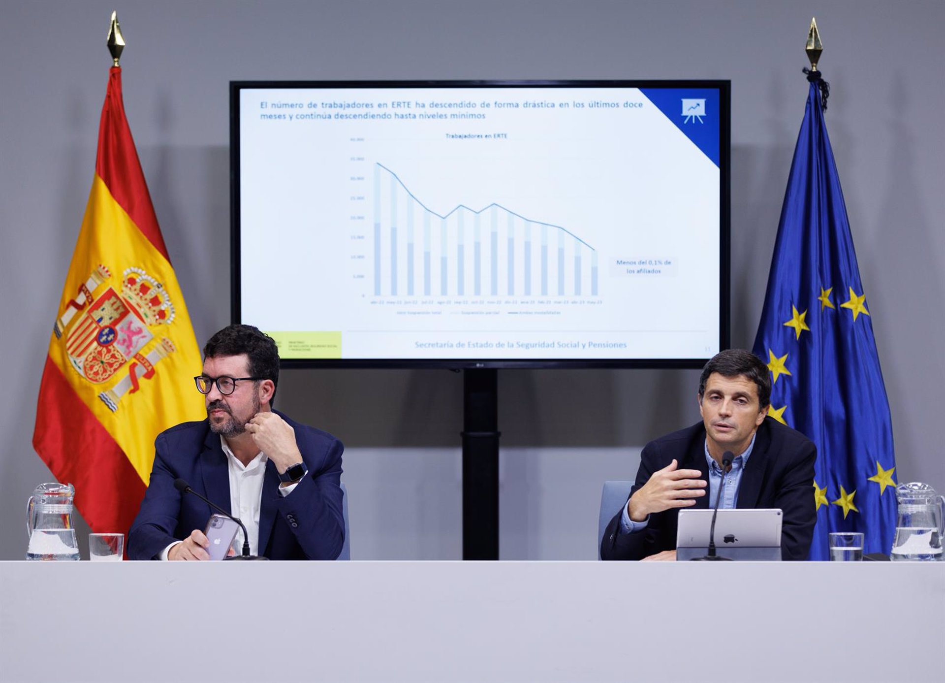 El Gobierno celebra el menor aumento del desempleo y caída de afiliación para el mes más «estacional» del año