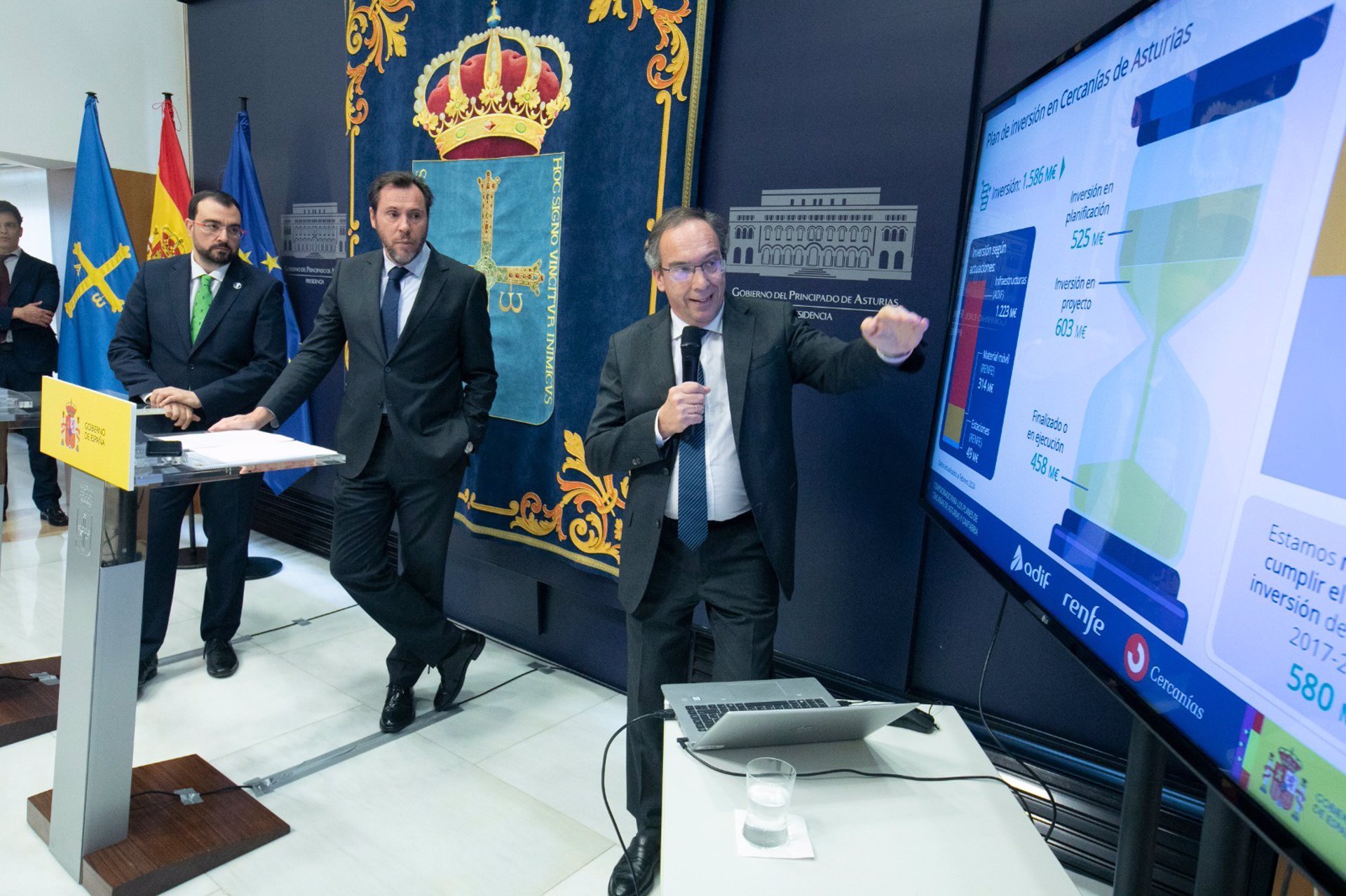 Óscar Puente reafirma que los Avril llegarán antes del 31 de marzo a Asturias y con salidas más tempranas