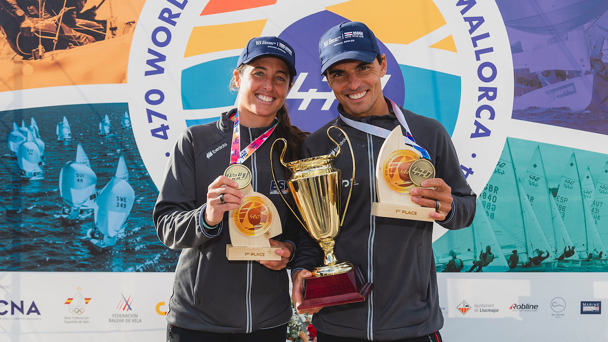 Jordi Xammar y Nora Brugman, campeones del mundo de 470