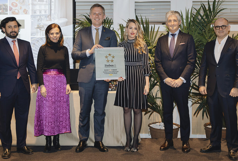 BLESS Hotel Madrid celebra la entrega del premio Forbes Travel Guide