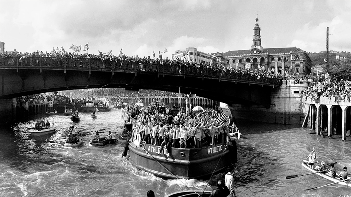 Así es la Gabarra en la que el Athletic de Bilbao celebrará su victoria en la Copa del Rey