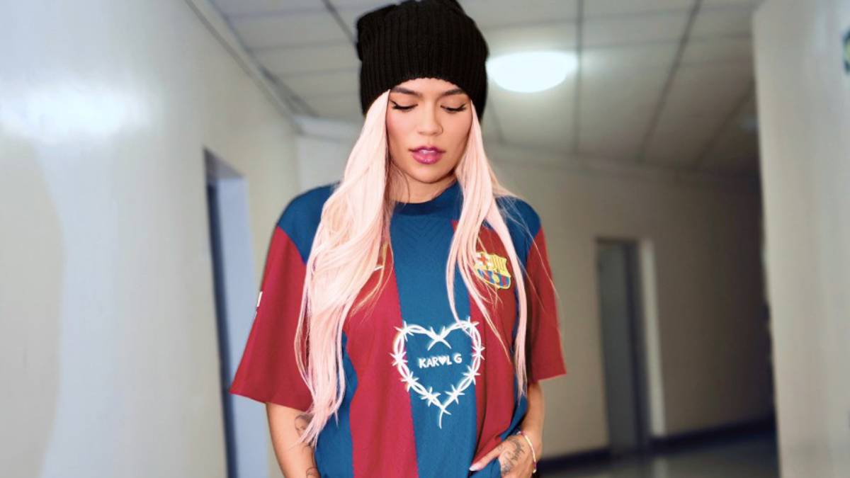 Prepara la billetera: Esto es lo que cuesta la camiseta de Karol G del FC Barcelona