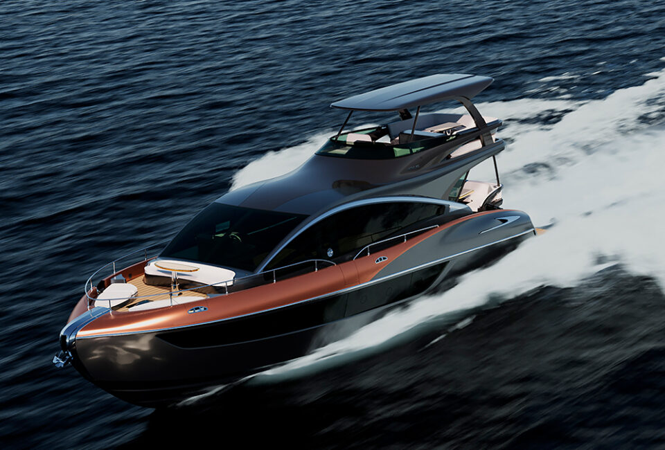 Así es el nuevo yate de Lexus: un oasis flotante de 20 metros de eslora y tres camarotes de lujo