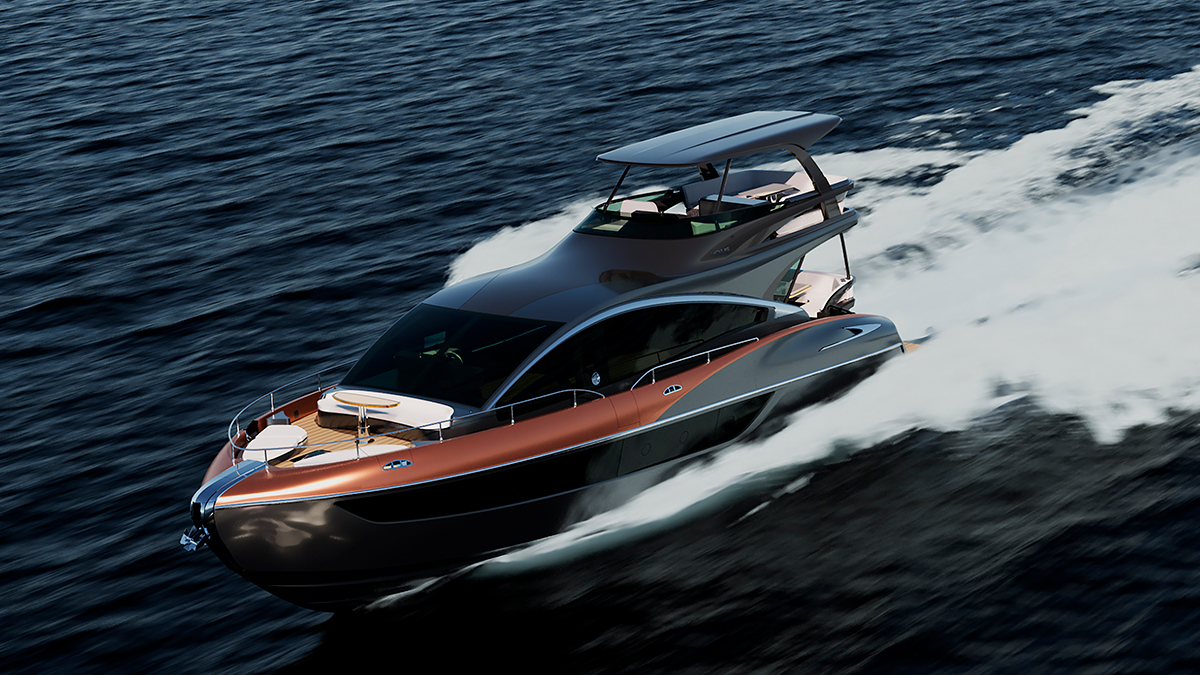 Así es el nuevo yate de Lexus: un oasis flotante de 20 metros de eslora y tres camarotes de lujo