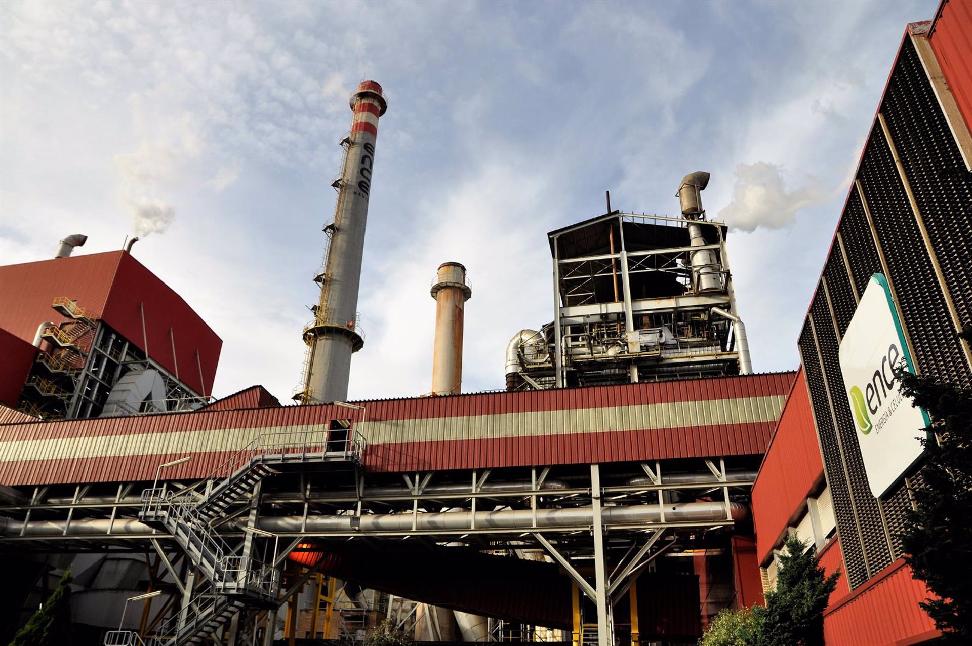 La biofábrica de Ence en Navia inicia este lunes su parada técnica anual