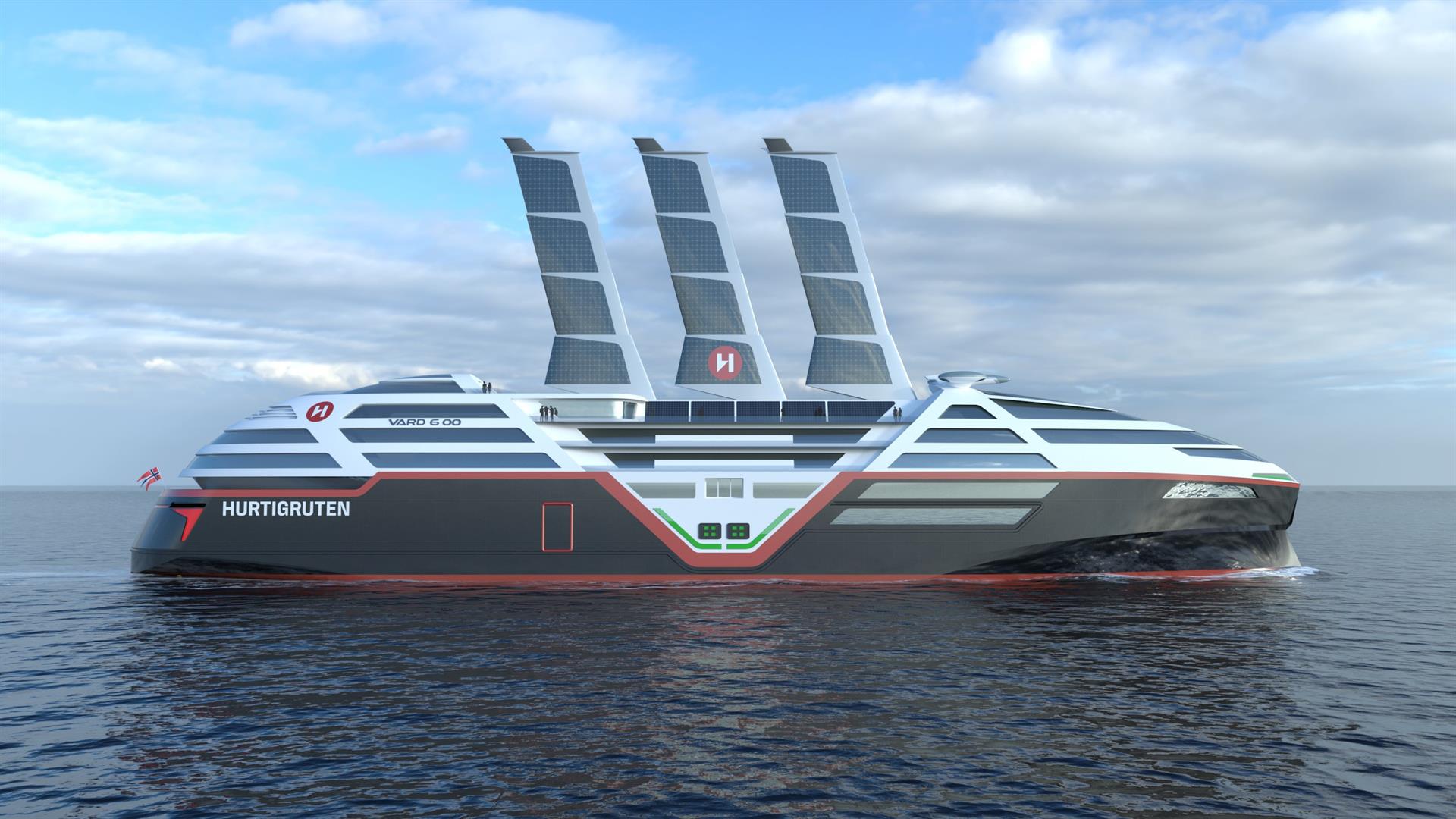 Hurtigruten anuncia las transformaciones ecológicas en su flota para 2024