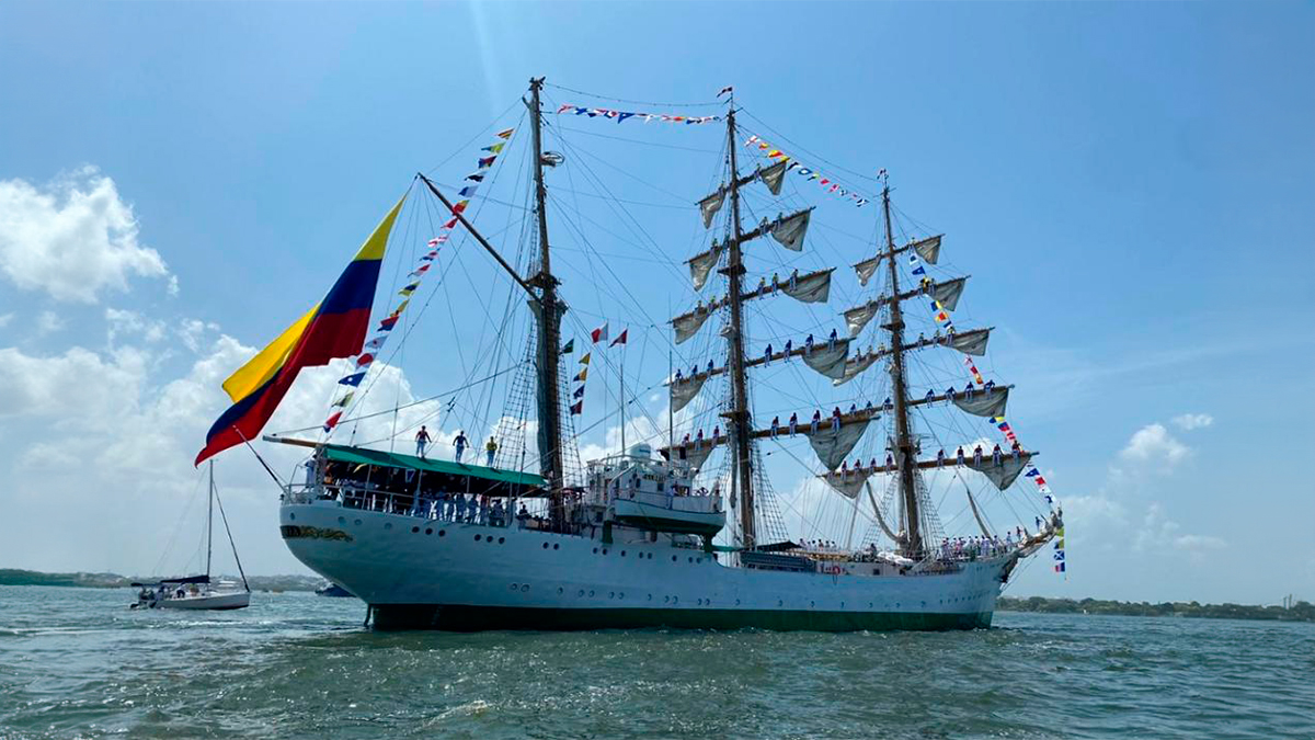 ARC Gloria, el imponente Buque Escuela de la Armada de Colombia que se puede visitar este fin de semana en Barcelona