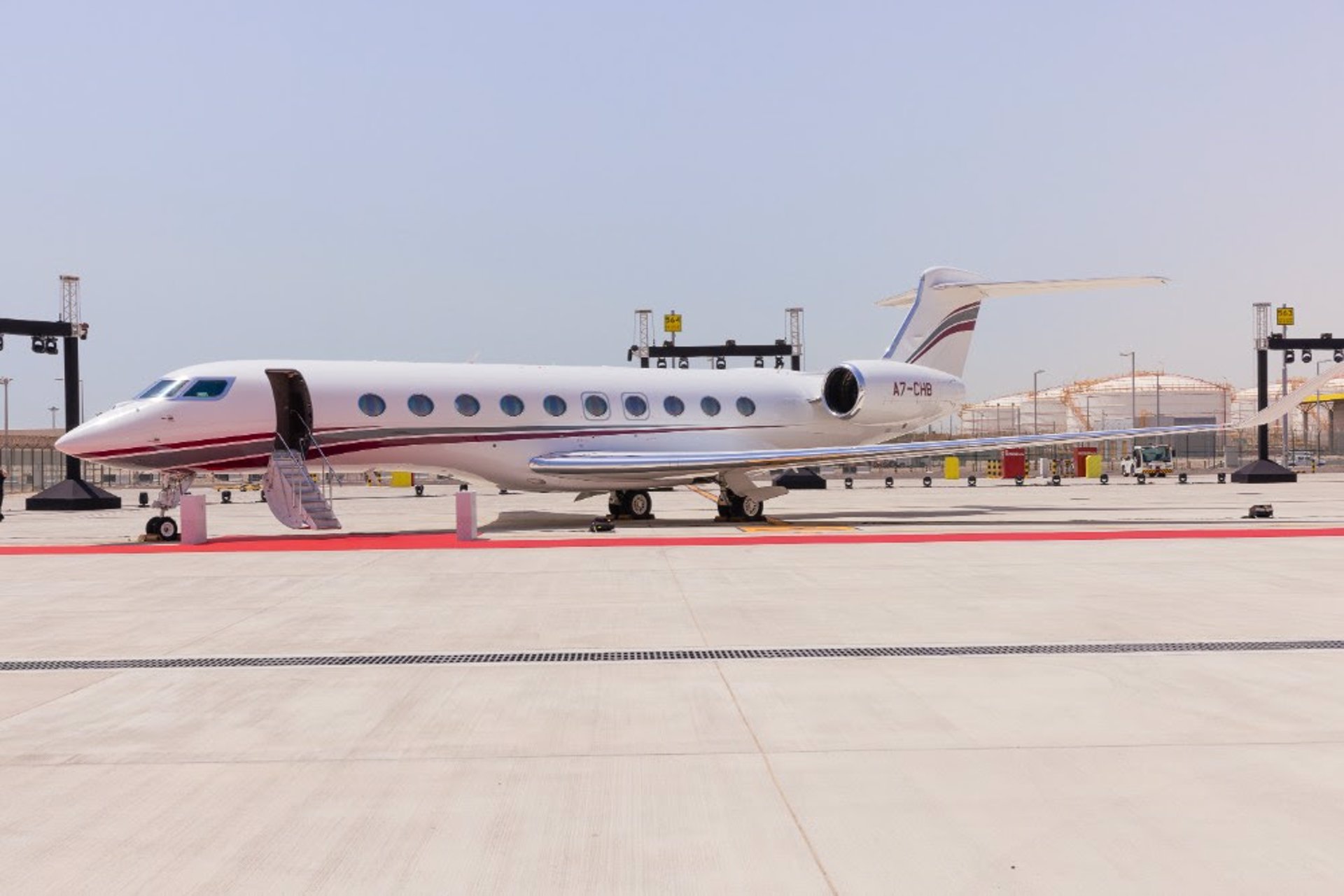 Qatar Executive recibe en Doha el primer avión Gulfstream G700 del mundo