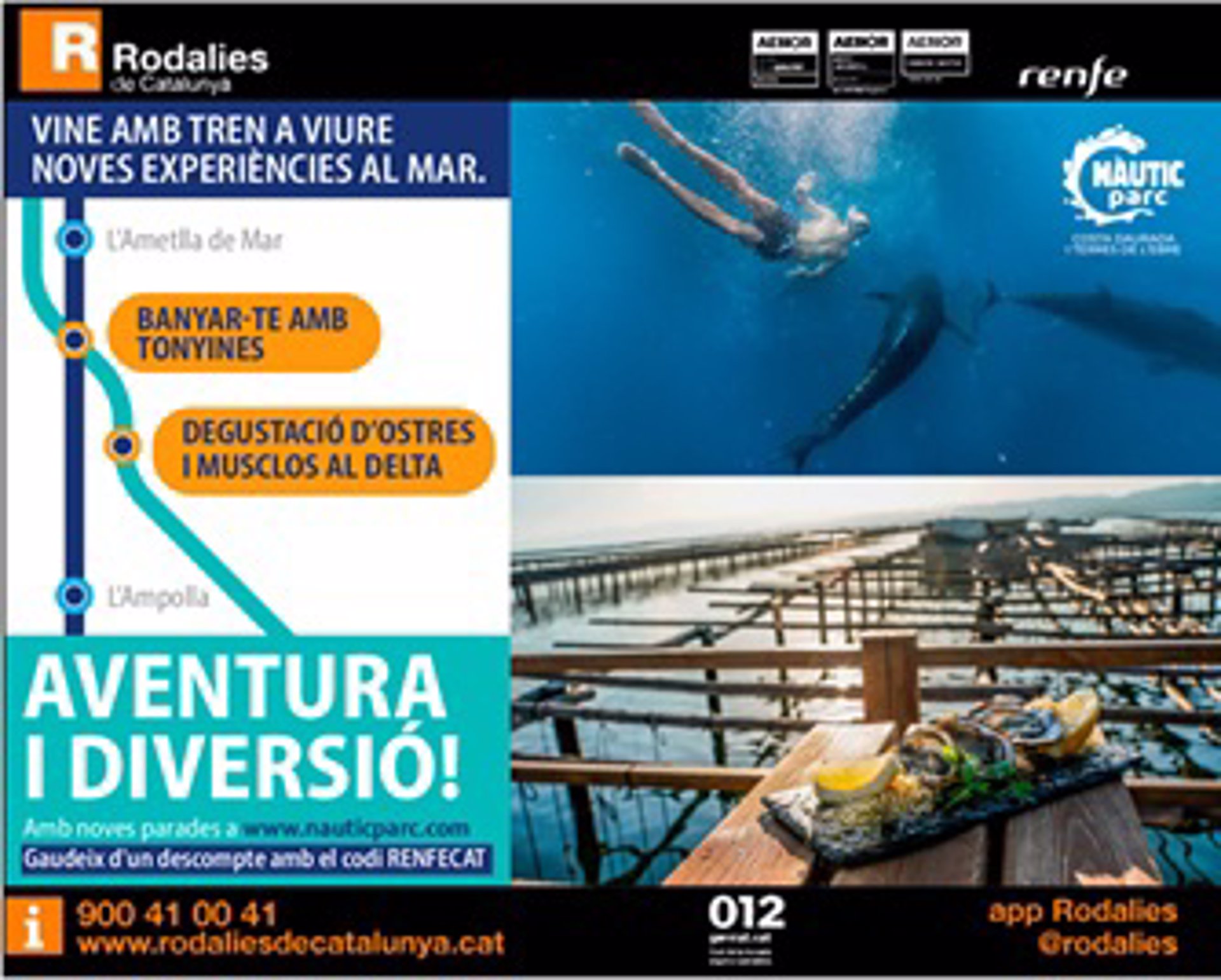 Renfe ofrece descuentos en el Nàutic Parc (Tarragona) a sus usuarios