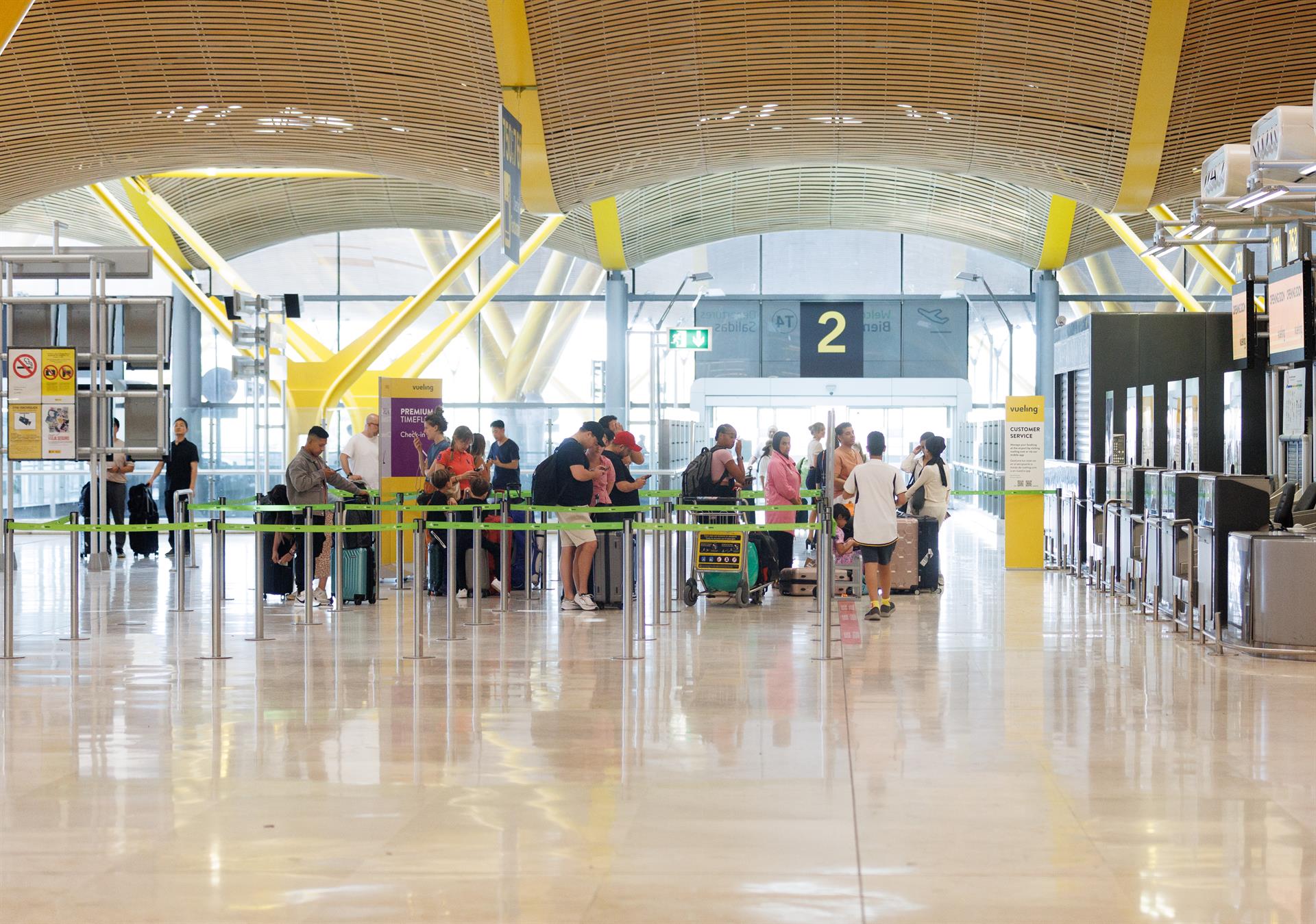 Barajas operará 90 vuelos adicionales el fin de semana para la final de la Champions de este sábado en Londres