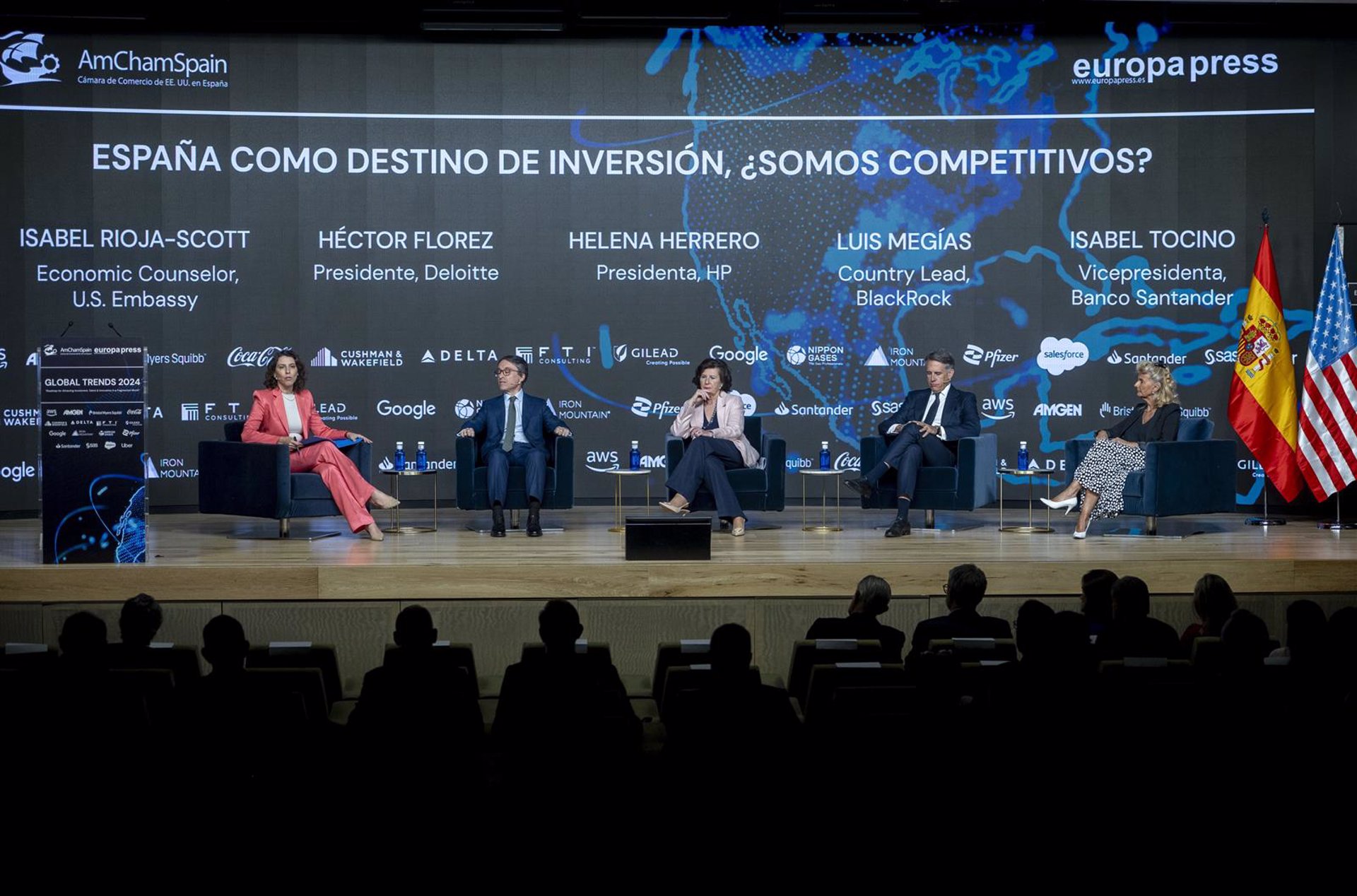 HP, Deloitte, BlackRock y Santander ven en la competitividad el gran reto de España como destino inversor