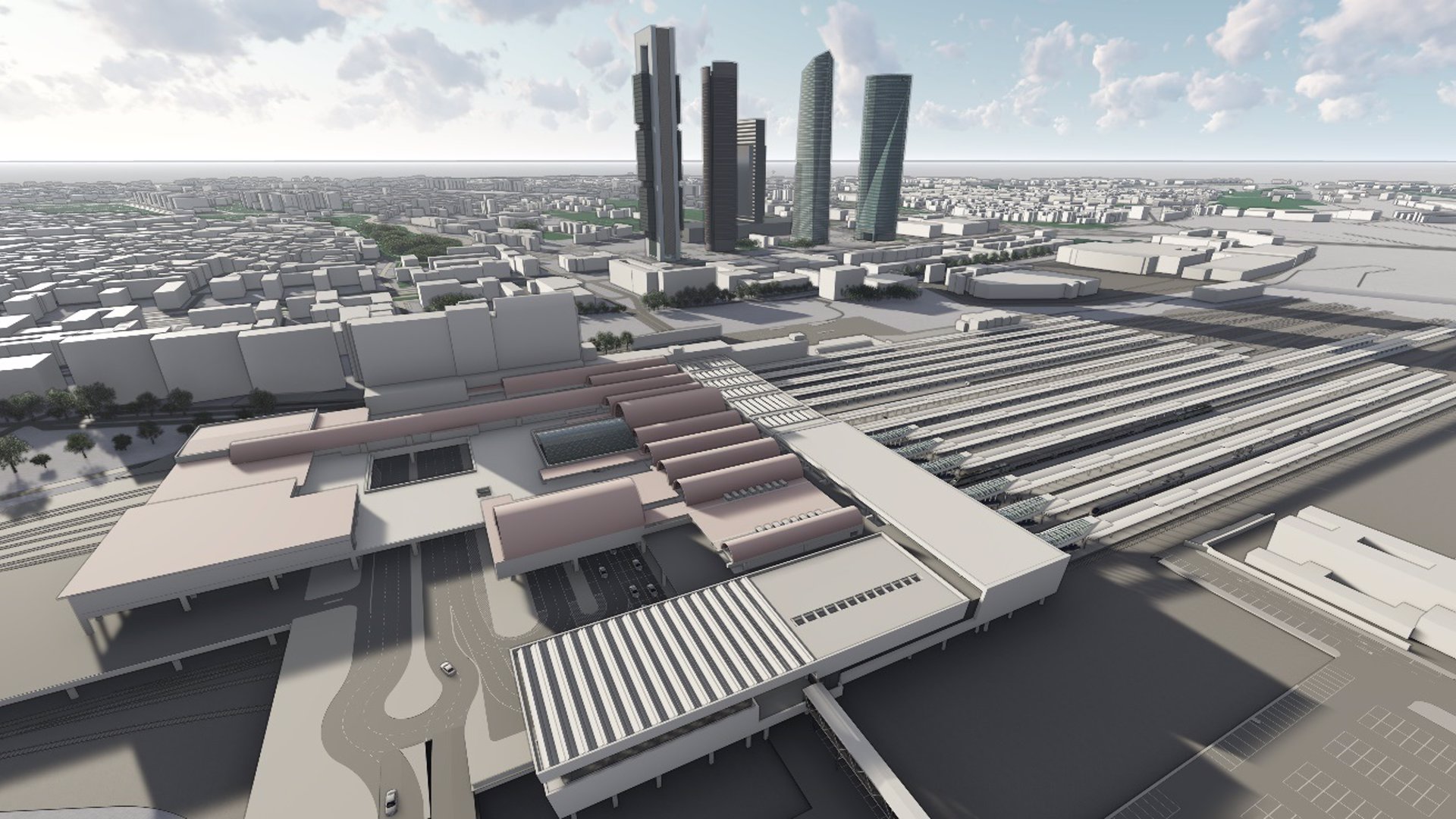 Las obras para abrir cuatro nuevas líneas de alta velocidad desde Chamartín están al 95%