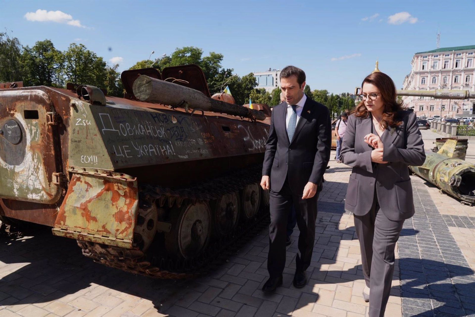 España acuerda una hoja de ruta con Ucrania para identificar proyectos conjuntos para la reconstrucción