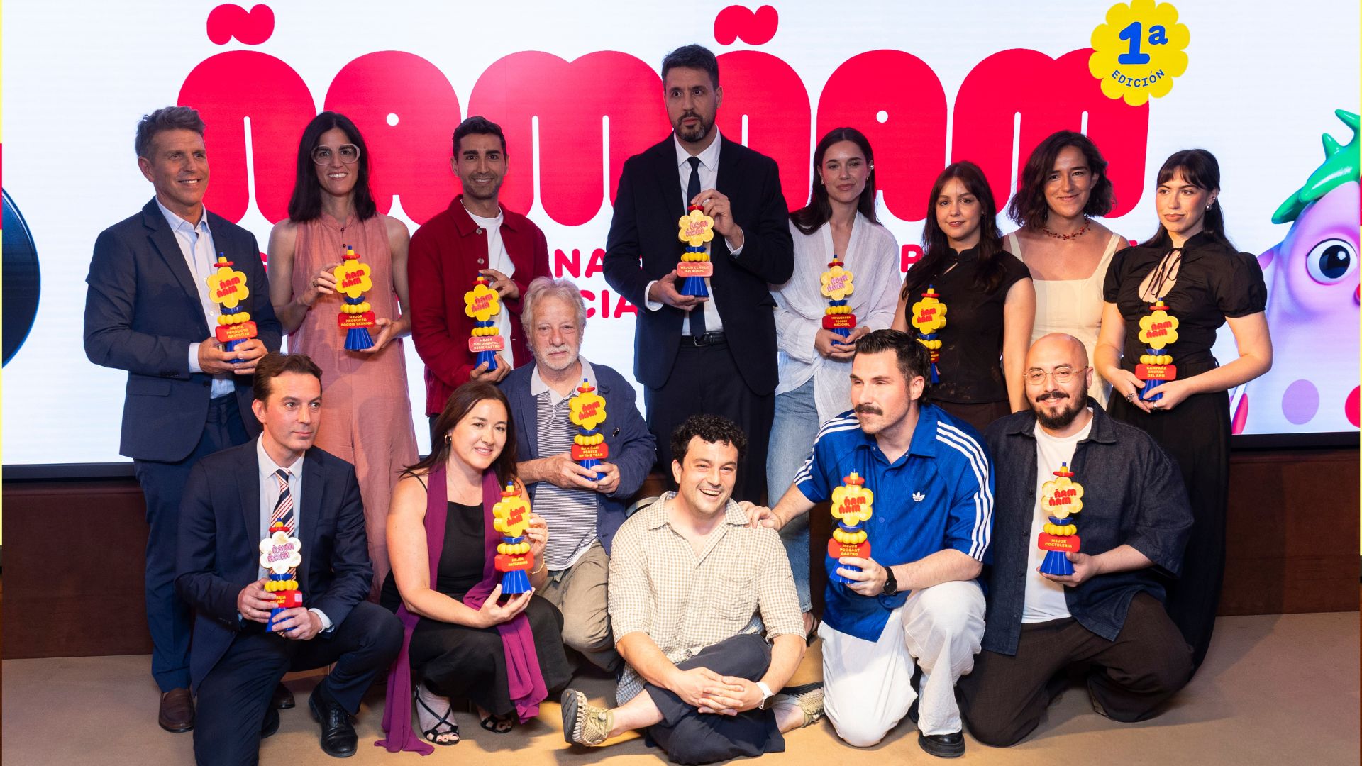 Los premiados de la primera edición de Ñam Ñam Awards