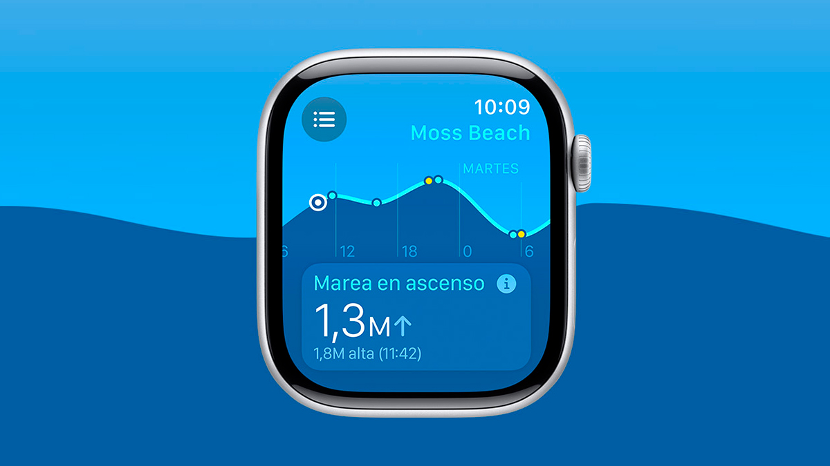 Así funciona ‘Mareas’, la nueva app de Apple para controlar más de 115.000 playas desde la muñeca