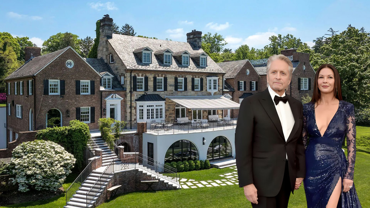 Catherine Zeta-Jones y Michael Douglas ponen a la venta su mansión de Nueva York por 12 millones de dólares