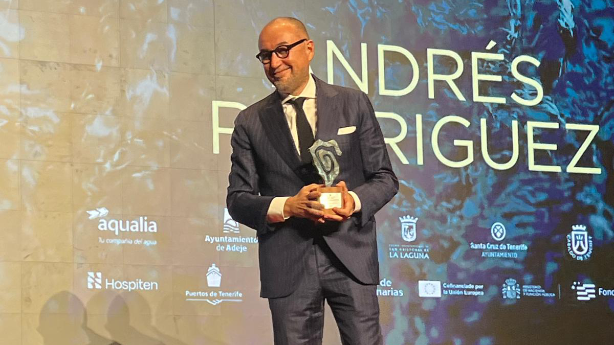 Andrés Rodríguez, editor y director de Forbes, premio Taburiente de la Fundación Diario de Avisos