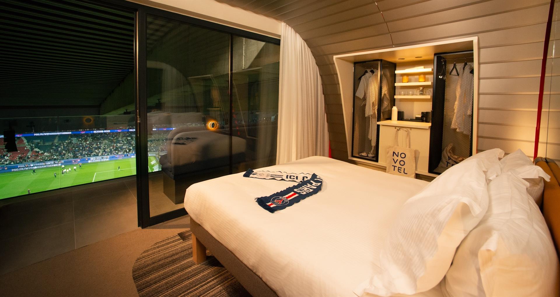 Novotel y Accor anuncian la apertura de una habitación de hotel en el estadio de fútbol del Paris Saint-Germain