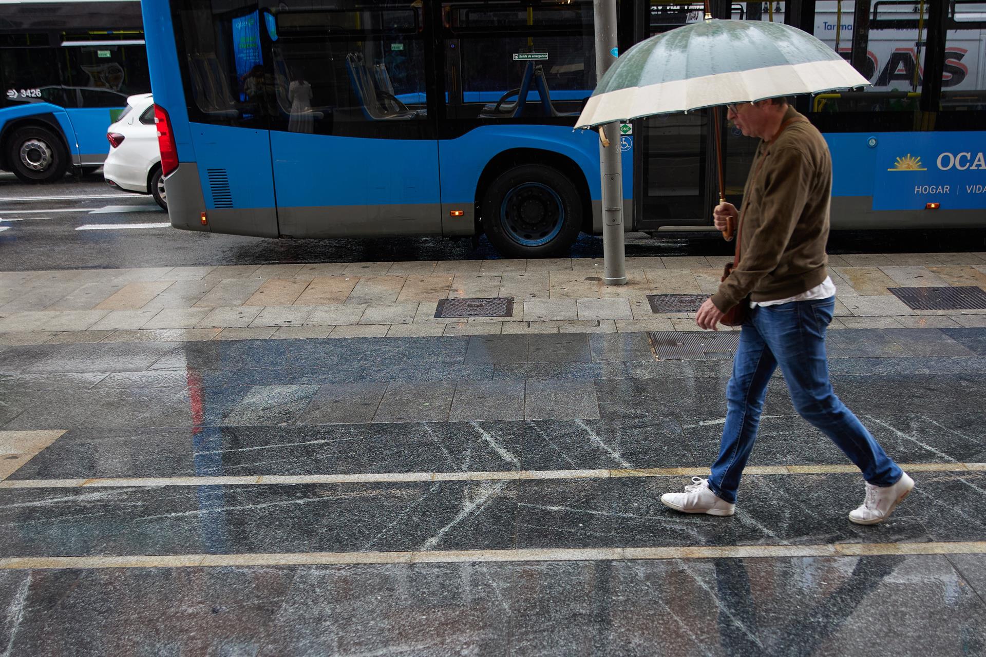 Más de la mitad de España estará en aviso por lluvias, con máximas por debajo de los 30ºC en todo el país