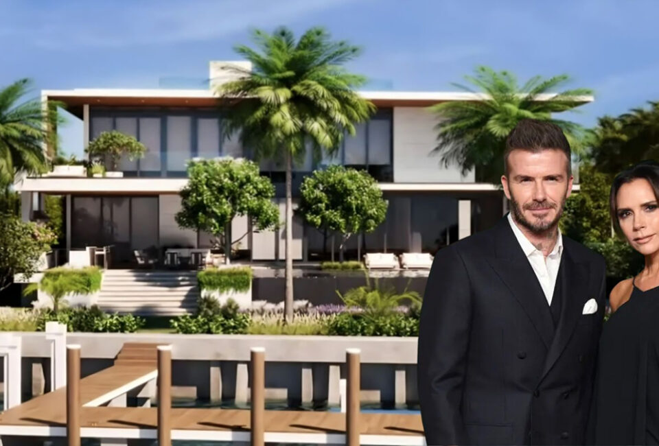 La nueva mansión de 80 millones de dólares de los Beckham en Miami