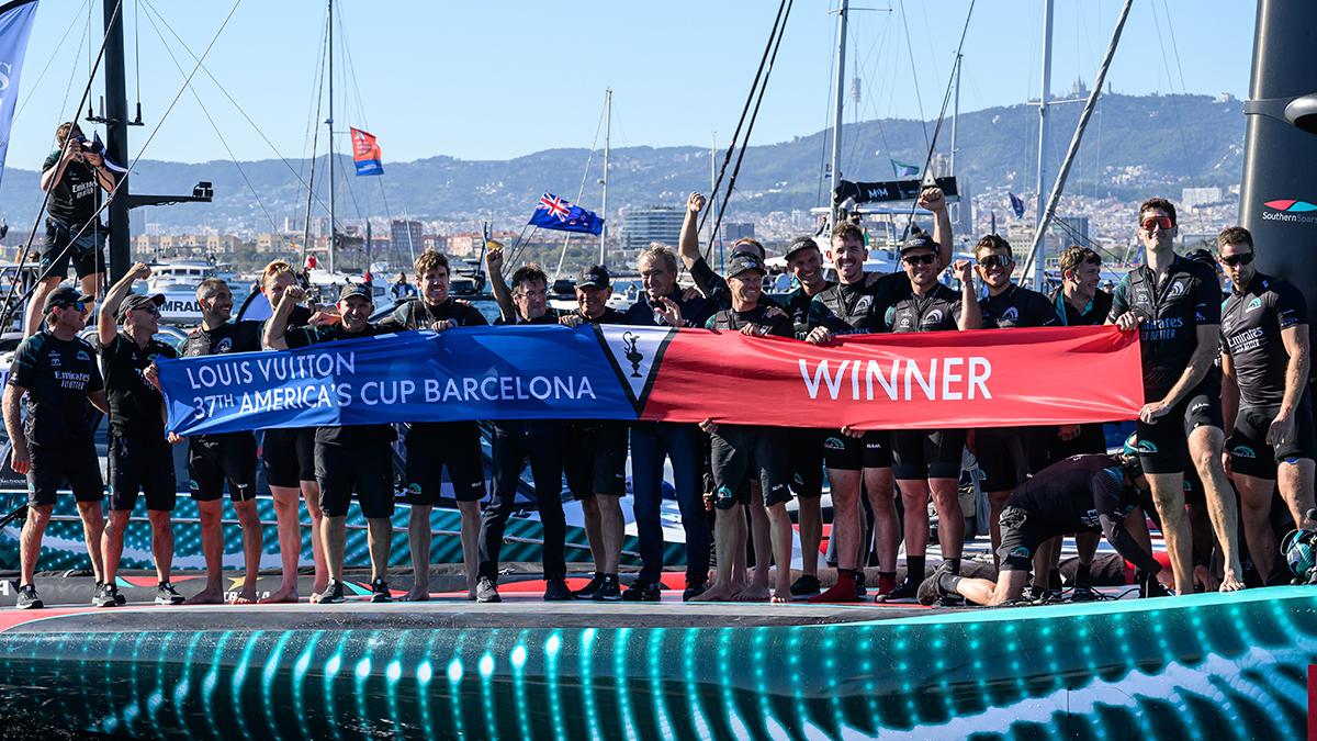 Emirates Team New Zealand gana la 37ª America’s Cup en una jornada histórica para Barcelona