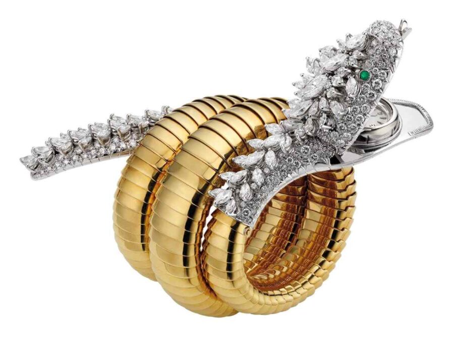 El modelo Serpenti que llevó Elizabeth Taylor cuando interpretó a Cleopatra en 1962. ©Cortesía Bvlgari