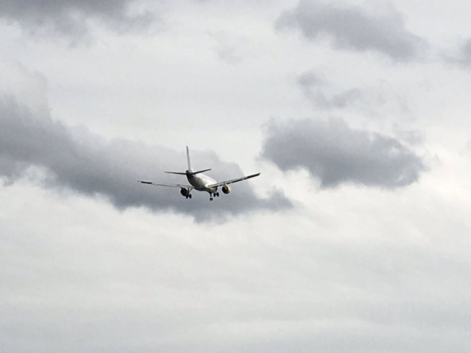 Desviados cuatro vuelos que no han podido aterrizar en Bilbao a causa del fuerte viento