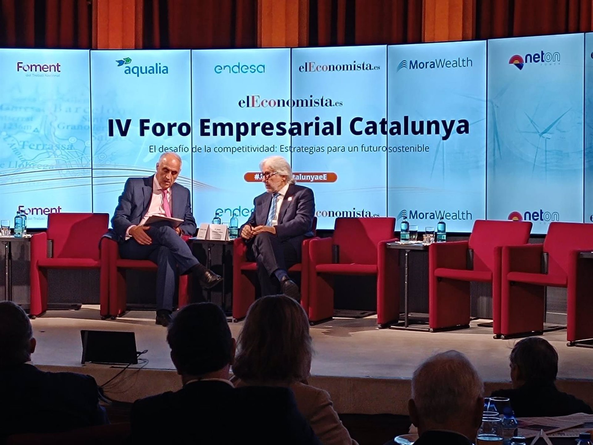 Sánchez Llibre (Foment) cree que hay «estabilidad» para el retorno de las empresas a Cataluña