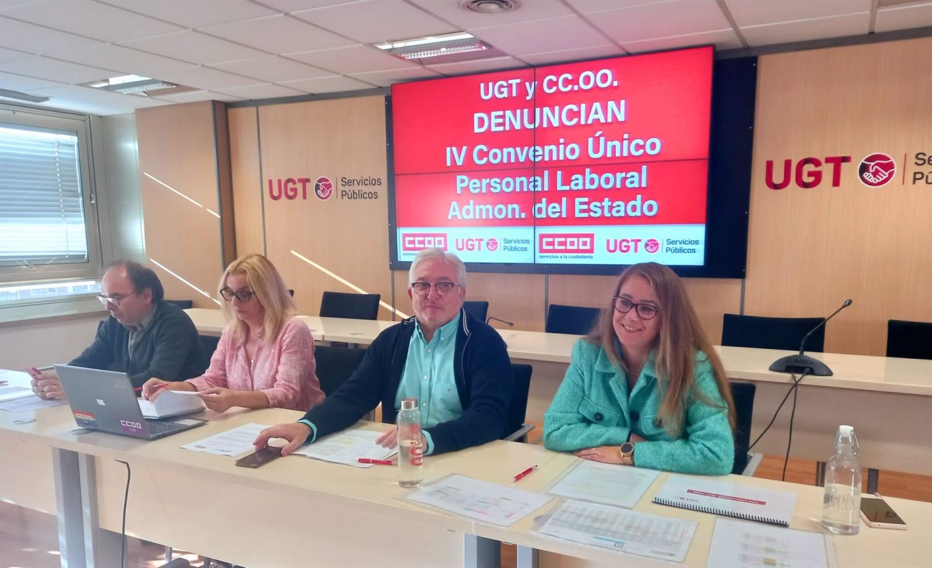 CCOO y UGT denuncian el convenio del personal laboral de la Administración del Estado y piden subida salarial